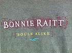 BONNIE RAITT SOULS ALIKE TOUR 2005 2006 SMALL SLATE GRAY SHIRT 
