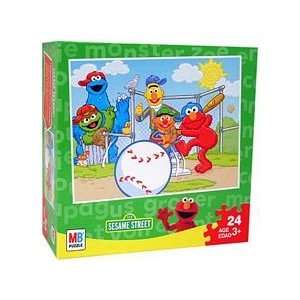  Sesame Street 24 pc Puzzle   Baseball Toys & Games