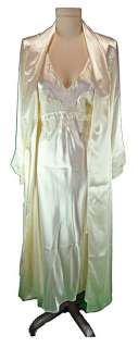   Intimates SizeL   Nightgown; Size L / XL robe ColorCream Fabric100%