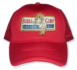 Forrest Gump Replica Shrimp Embroidered Cap Bubba Hat  