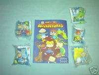 Burger King 1998 Rugrats (1st Set) Set of 5 MIP plus  