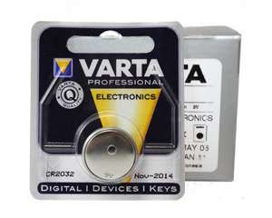 Varta CR2032 Lithium 3V Coin Cell Batteries Box of 10  