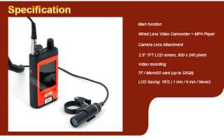 Mini Video Camera Spy DVR Camcorder Sony CCD MP4 MD01  