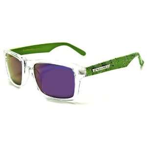  Biohazard Green Retro Gafas De Sol Beach Wayfarer Sunglasses 