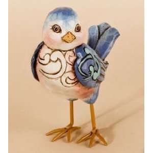    Jim Shore Minature Mini Bluebird Bird Figurine 