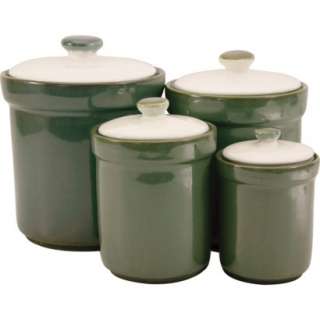 Sango Canisters Set of 4   Avocado.Opens in a new window