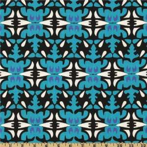  44 Wide Morning Tides Magic Black Fabric By The Yard 