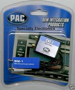 PAC SNI 1 Ground Loop Isolator & RCA Noise Filter  