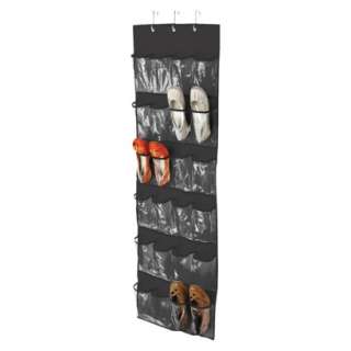   The Door Clear Shoe Organizer/Storage Rack, Black product details page