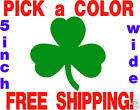 IRISH SHAMROCK 5 Vinyl Decal Window Sticker Ireland