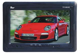 NEW TVIEW 7 LCD TFT Headrest Car Audio Monitor TV w IR  