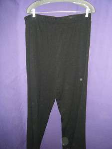 Carole Little black knit crepe pantsuit Size 22 NWTS  