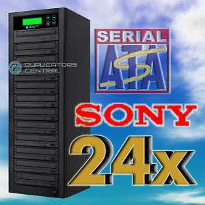   Dual Layer SONY SATA 24x DVD/CD Burner Duplicator 739410610119  