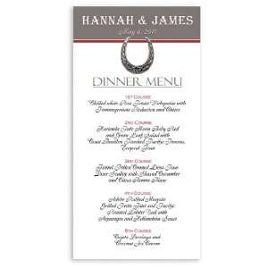  85 Wedding Menu Cards   Lucky Shoe Brown