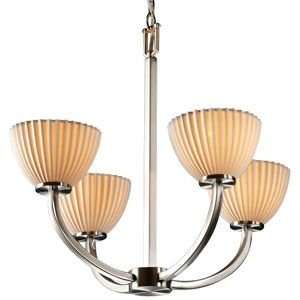   Arch Bowl Chandelier by Justice Design Group  R069471 Shape Hourglass