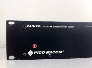 Pico Macom 12 Channel Emergency Alert System EAS 12B EAS12B  