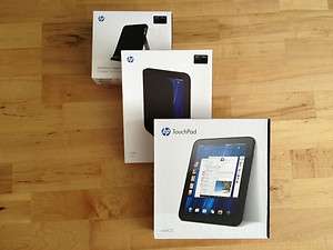 32GB HP TouchPad Bundle Official HP Folio Case & Touchstone Charger 