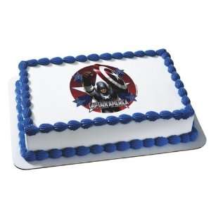  Captain America the First Avengers Edible Image Birthday Cake 