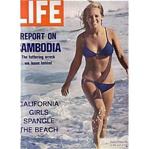   Magazine with cover of California girls on the beach 