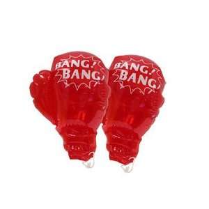    18 Inflatable Pair of Red Original Boxing Gloves 
