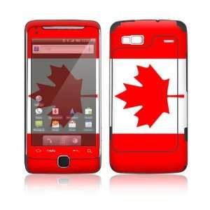   HTC Desire Z, T Mobile G2 Decal Skin   Canadian Flag 