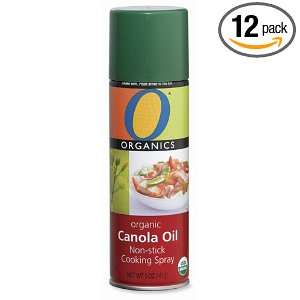 Organics Canola Oil Cooking Spray, 5 Ounce Tins (Pack of 12)  