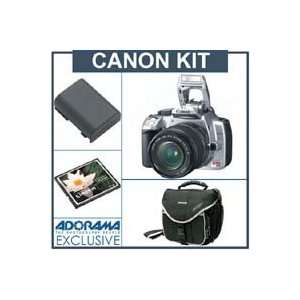  Canon Digital Rebel XT Chrome SLR Camera / Lens Kit with EFS 