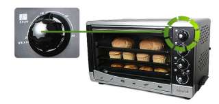 NW Small Stainless Steel Electric Double Oven Black 43L  