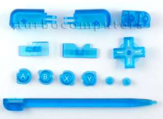 Nintendo DS Lite Cover Shell Housing Case Clear Blue  