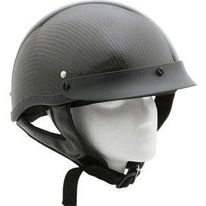   Shorty Carbon Fiber Design Helmet   Small/Black Carbon Fiber Design
