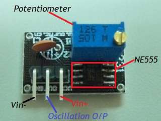   Generator Adjustable 5Hz   2kHz with NE555 timer Oscillator I/P DC4 6V