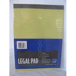 Carolina Pad Legal Pad with Canary Paper, 50 sheets, 8.5 x 