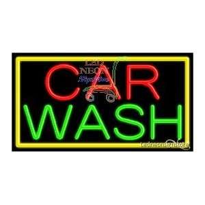  Car Wash Neon Sign 20 Tall x 37 Wide x 3 Deep 