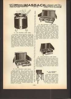 1941 Coleman Camp Stove Folding Grill Dietz Globes ad  