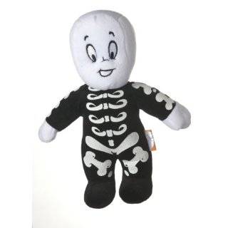 Casper the Friendly Ghost 9 Inch Skeleton Halloween Plush Dog Toy