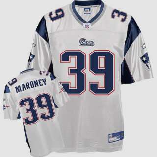   NFL New England Patriots Laurence Maroney #39 Silver Throwback Jersey