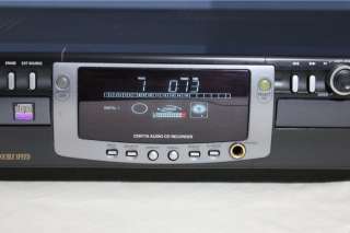   Audio CD Recorder Dual Deck Compact Disc Player 037849877548  