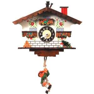    German Black Forest Clock   Chimney Sweep With Boy