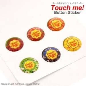  Chupa Chups Touch Me Button Stickers for iPhone, iPod 