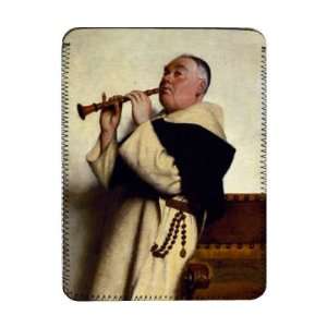  Monk Playing a Clarinet (oil on panel) by   iPad Cover 