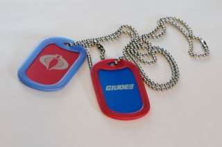   Joe Cobra Commander Etched Dog Tag Chain Necklace For YOU not Figures
