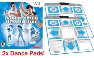 Wii Dance Dance Revolution 2010 +2x Konami DDR Pads NEW  