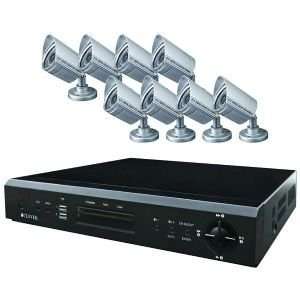 CLOVER PAC16608 16 CHANNEL DVR WITH 8 DAY/NIGHT OUTDOOR CAMERAS