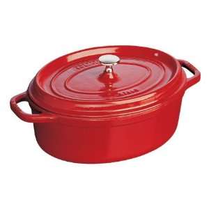  Staub La Cocotte 4.5 qt. Oval French Oven   Red Kitchen 