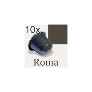 PACK OF 10 NESPRESSO ROMA COFFEE CAPSULES  Grocery 