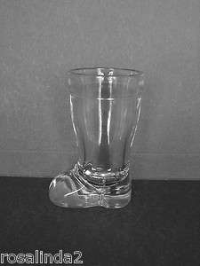   GLASS BOOT   SHOT GLASS / TOOTHPICK HOLDER / CANDY   MOD. DEP.  