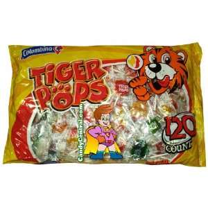 Columbina Tiger Pops (120 Ct) Grocery & Gourmet Food