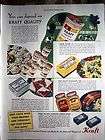 1945 Kraft Jar Cheeses Salad Mustard and Horseradish Recipes Pineapple 