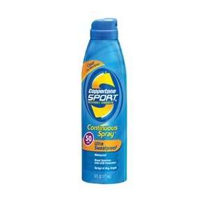  Coppertone Sport Continuous Spray Clear SPF 50 Sunscreen 