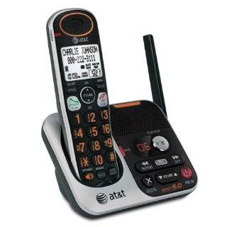AT&T 32100 DECT 6.0 Cordless Phone, Silver/Black, 1 Handset
